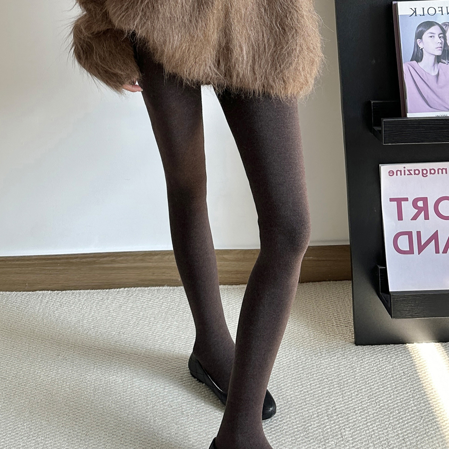 复古时髦~微压显瘦~打底裤