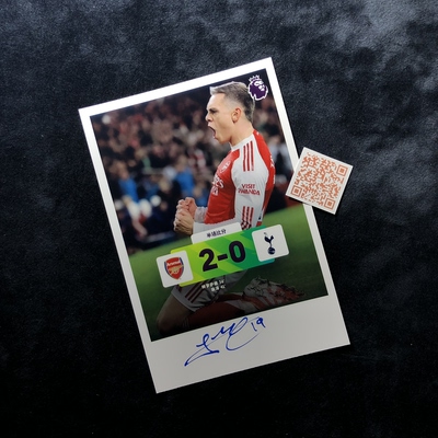 莱安德罗特罗萨德 Leandro Trossard 亲笔签名照片