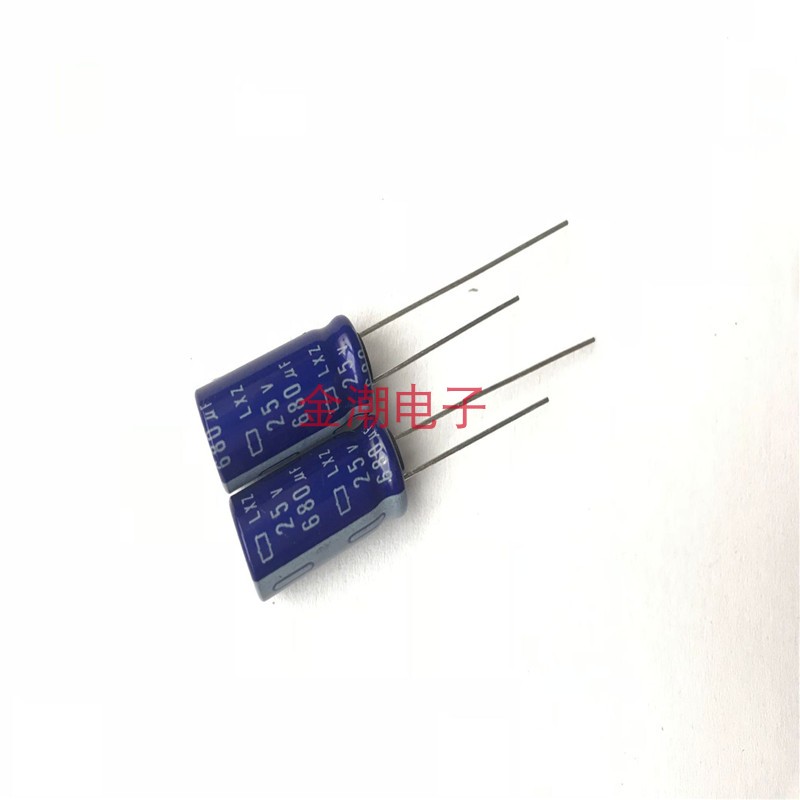 25V680UF 10X20 黑金刚 LXZ  蓝袍 ELXZ250ELL681MJ20S 680UF 25V