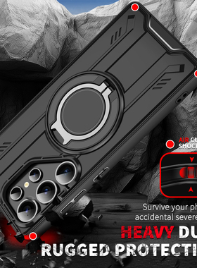 适用三星 S25ultra四角防摔A16手机壳S24 S23plus全包S22 S21高级感A14 A15加厚A07指环支架fold7保护套批发