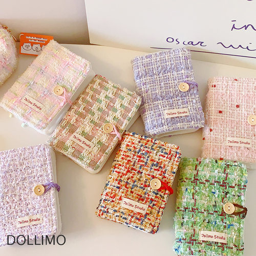 A7活页本手帐本小香风编织风格