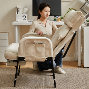 躺椅久坐不累坐躺无束缚操作简单支撑性能好护腰护颈折叠沙发椅