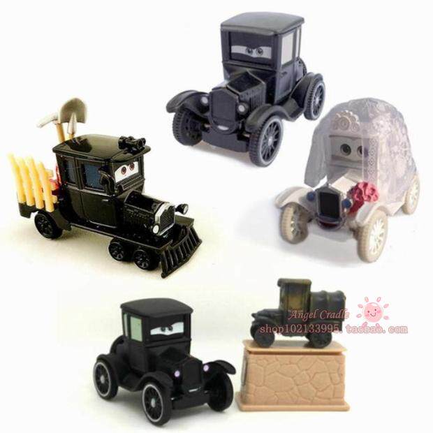 美泰玩具车汽车总动员合金车赛车总动员金属车婚纱荔枝婆婆老爷车