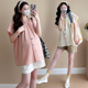 孕妇娃娃衫 2026小个子时尚 短袖 休闲套装 宽松200斤 上衣女夏季 大码
