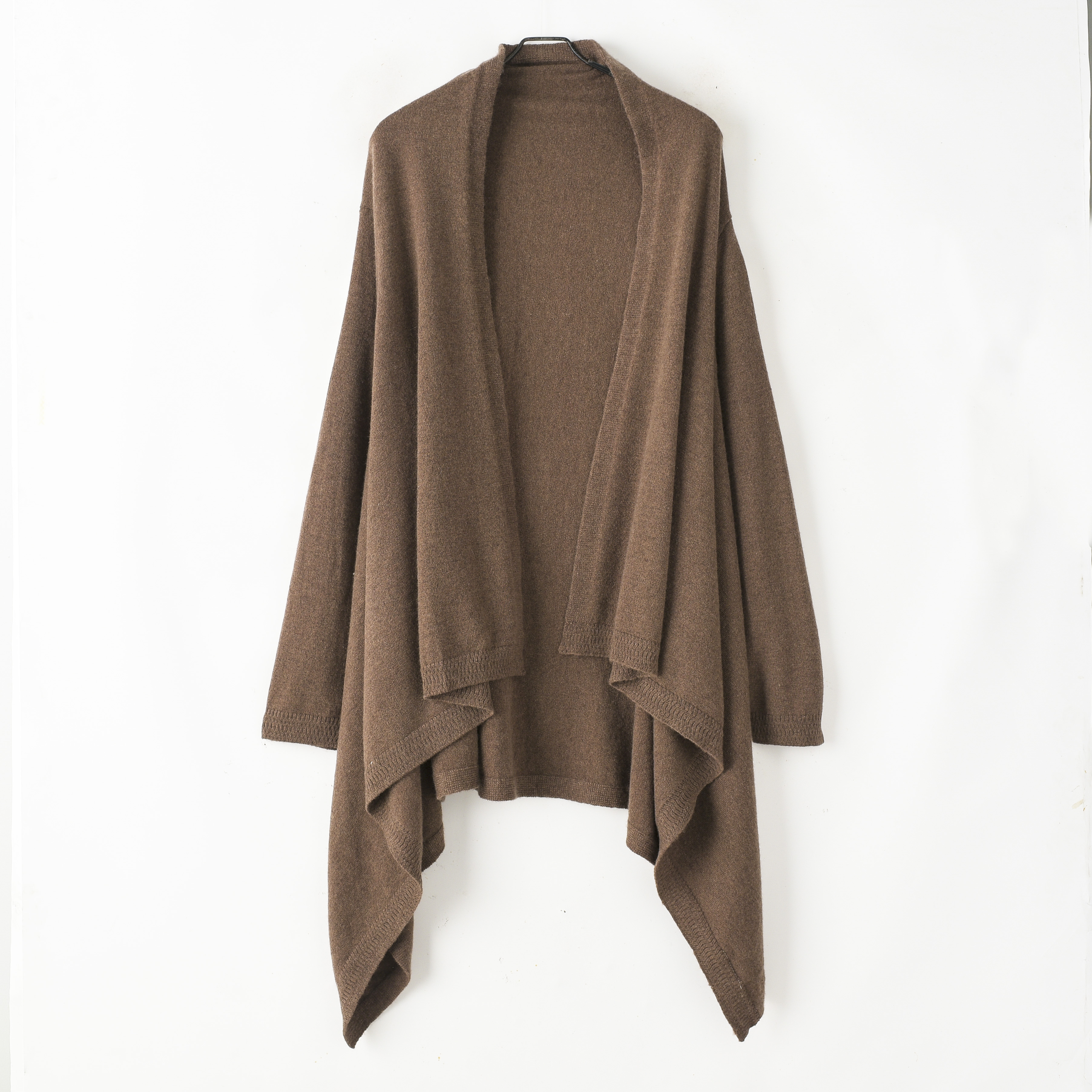 其乐绒绒纯山羊绒不规则披肩羊绒