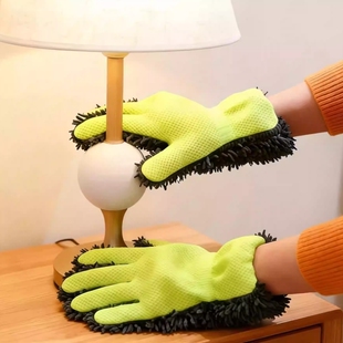 除尘手套懒人抹布静电擦灰擦家俱厨房洗车大扫除家务卫生清洁神器