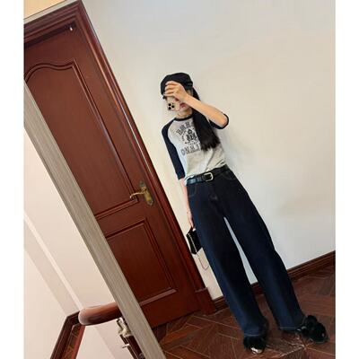 MCHIC | 自留2条！报恩裤！必入！CAYL* 25春夏弯刀宽松牛仔裤女