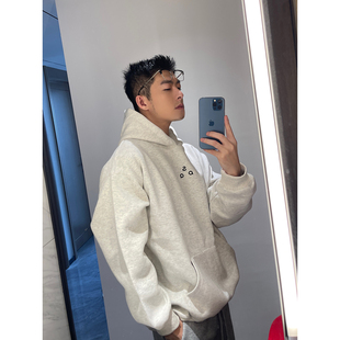 双11清仓 450克重磅立体空气棉戴帽套头宽松OVERSIZE卫卫衣