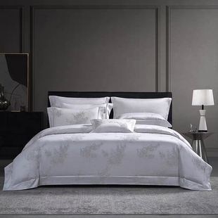 MINE/寐2025埃及长绒棉色纺纱色织提花四件套 生如夏花专柜同款