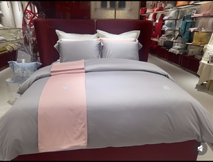 1956S锦礼 100支双股长绒棉绣花四件套专柜同款 梦洁正品 2025新品