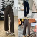 高腰显瘦百搭阔腿直筒裤 2025年新款 在售200 1861 28W高端货