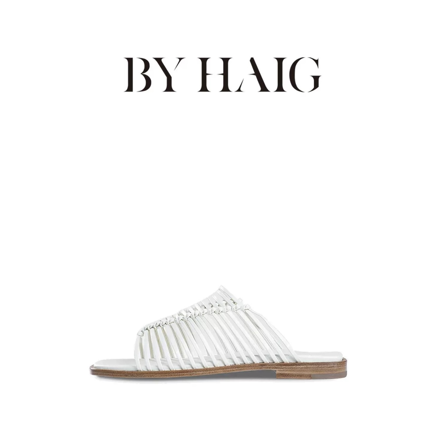 瑞典设计师品牌凉鞋BYHAIG小牛皮