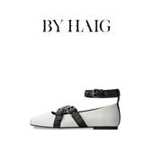 小众设计师女鞋 BYHAIG 新品 Leah机车芭蕾鞋 Thierry艺术家合作款