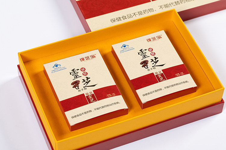 龙泉山缘芝宝牌破壁灵芝有机孢子粉增强免疫力30克礼盒