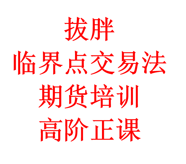 拔胖高阶90天期货培训视频课程完整全套一手高清初阶中阶高阶全套