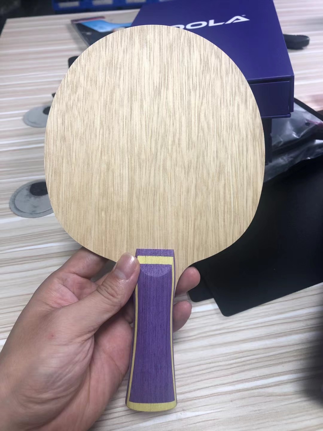 公牛joola优拉尤拉专业乒乓球底板7层周启豪款zqh9045碳素纤维alc