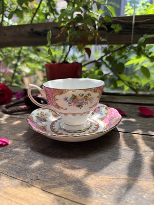 英国Royal Albert皇家阿尔伯特卡莱尔小姐Lady Carlyle骨瓷咖啡杯