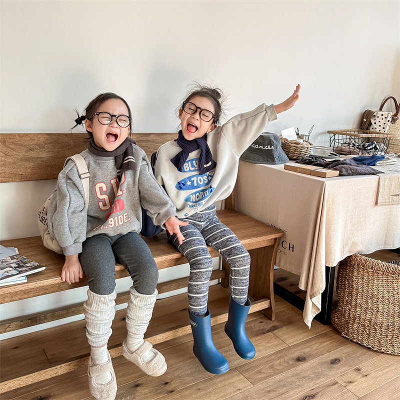 秋款韩版抓绒卫衣女童上衣冬款