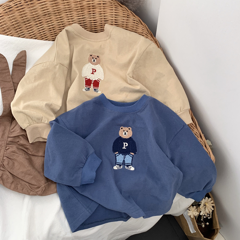 儿童韩版春款T恤卫衣打底衫