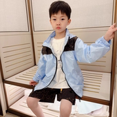 儿童防晒衣25新款 休闲外套 速干裤 夏季 男童女童中大童纯棉上衣半袖