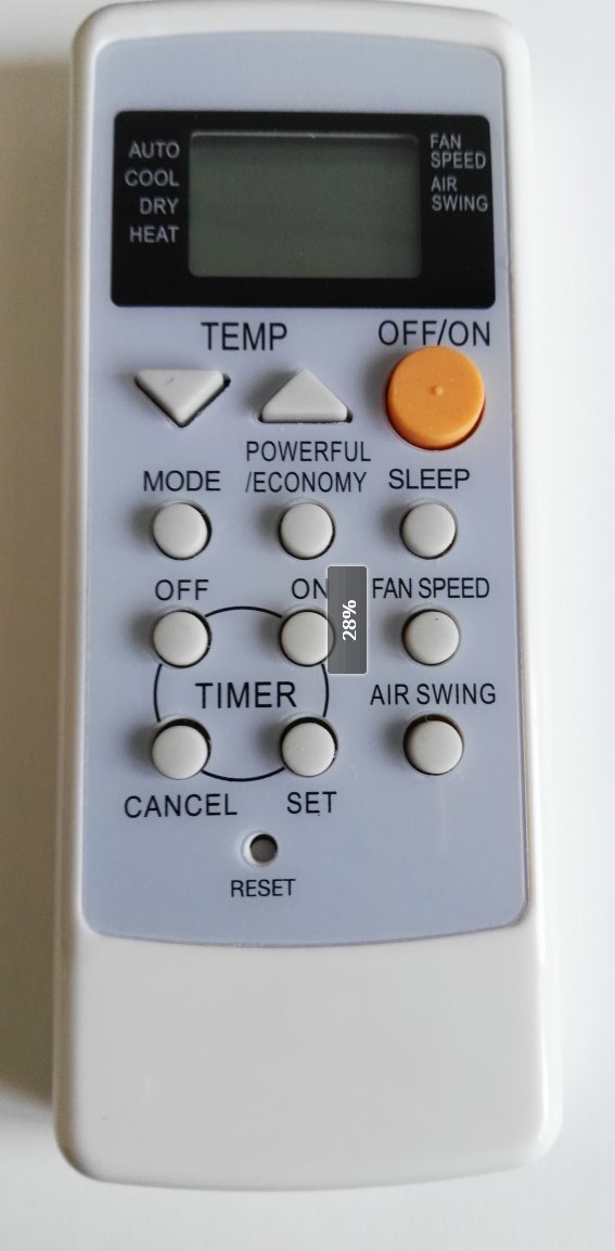 Rasonic乐信空调遥控器RS-C7BK RS-C9BK RS-C12BK
