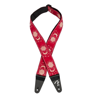 加拿大产Fender芬达木/电吉他背带 编织提花美式复古民谣贝斯肩带