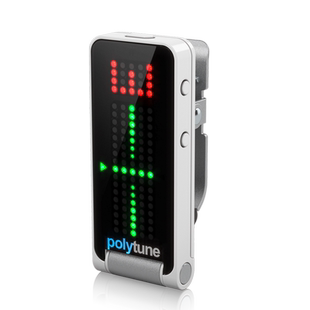 TC Electronic PolyTune民谣电木吉他调音器尤克里里贝司斯校音表