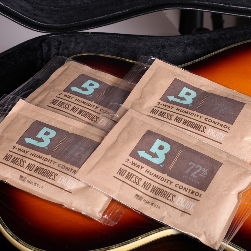 美产Boveda l吉他双向湿度调节包 古典/民谣木吉他自动恒湿器套装