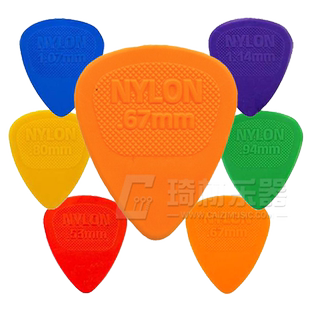 Dunlop 邓禄普 Nylon Midi 尼龙迷笛电木民谣吉他拨片 0.53-1.14