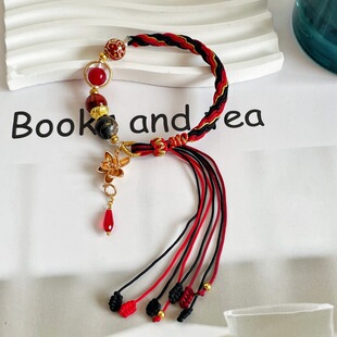 新款 印象周边手工红绳 哪吒敖丙CP线绳手链敖丙情侣编织手绳二次元