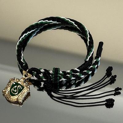 正版同人原创哈利波特手链斯莱特林格兰芬多四大学院印象蛇院手绳