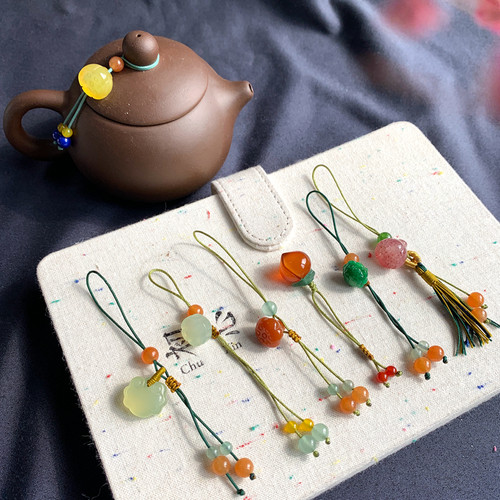 紫砂茶壶盖小提溜吊坠西施壶吊饰