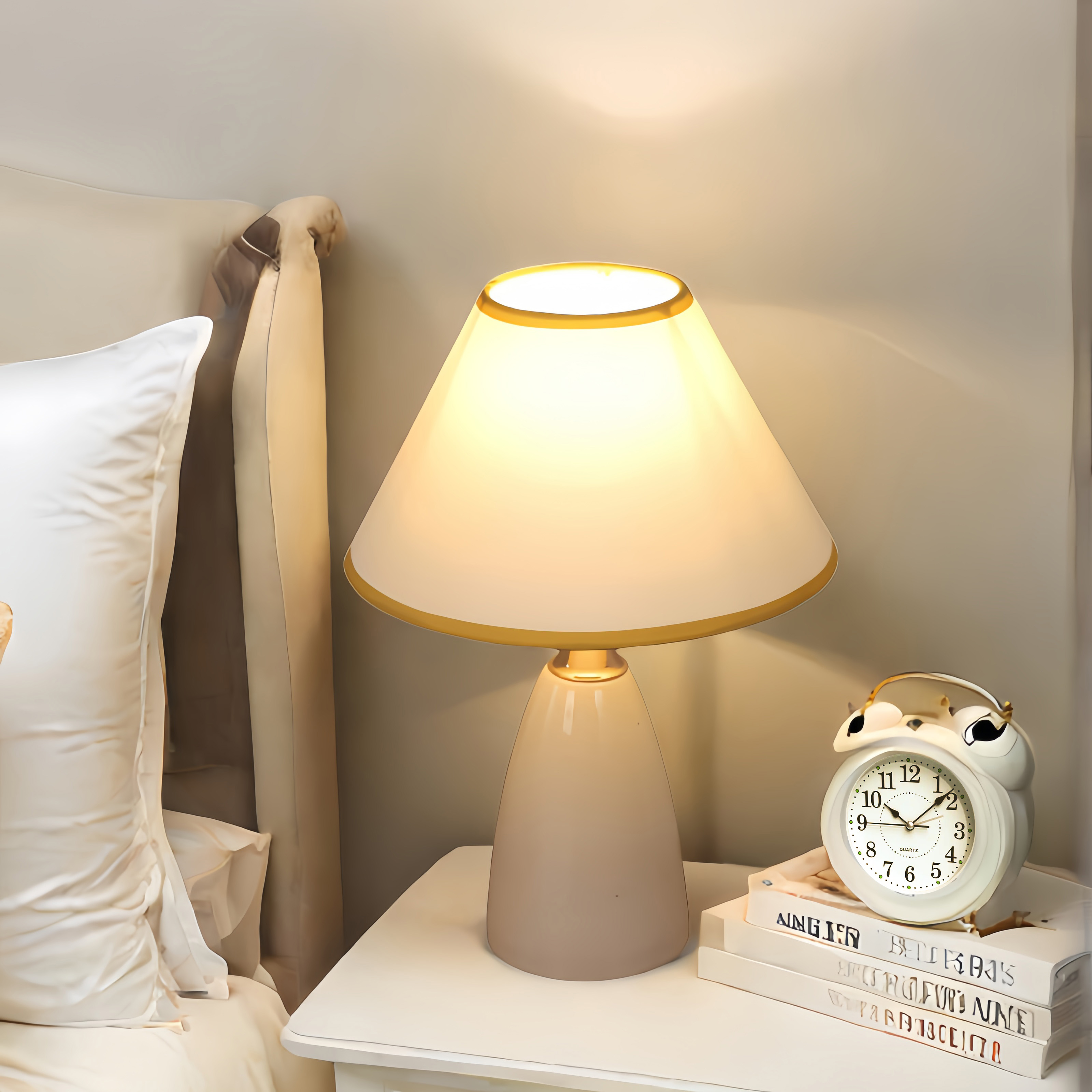 25新款小台灯温馨现代简约奶油风