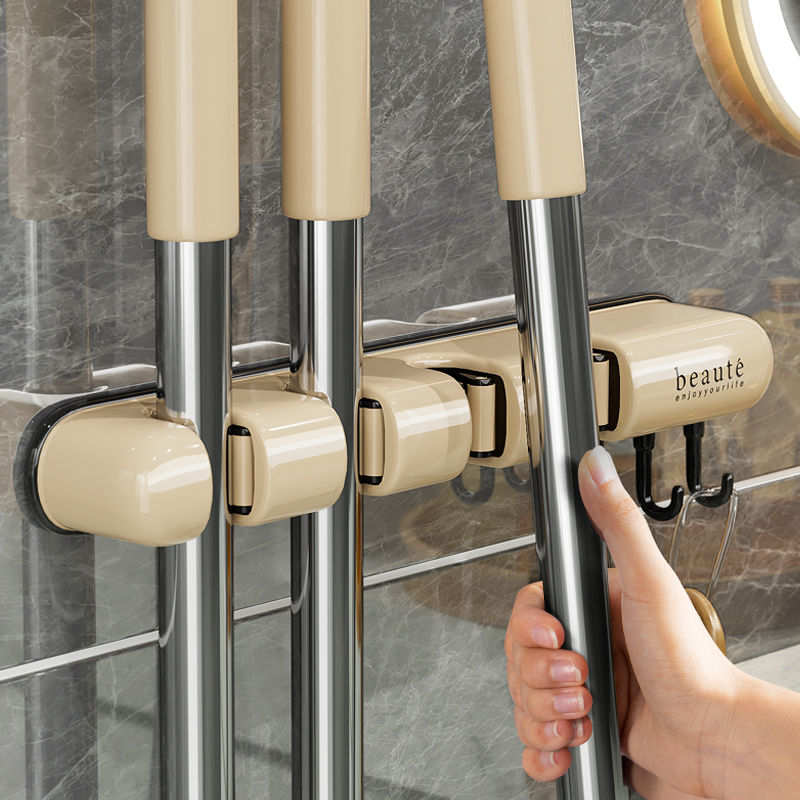 拖把壁挂夹免打孔挂钩