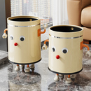 垃圾桶家用客厅卧室厨房卫生间厕所大容量高颜值可爱2025新款 纸篓