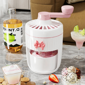 刨冰机家用小型手摇手动儿童冰沙碎冰绵绵冰雹冰机夜市摆摊不插电