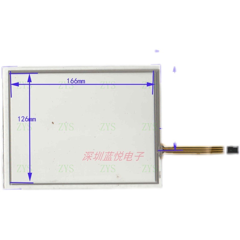 18*141 M8017A工控触摸手写外屏幕玻璃四线电阻质量好