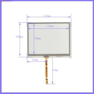5.7 AT 565  127mm*100mm触摸手写外屏幕 配AT056TN52 工控通用屏