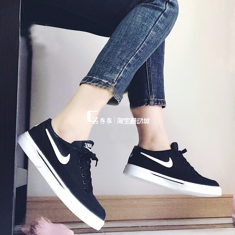 Nike/耐克 GTS'16 TXT 小红书轻便秋季女子帆布滑板鞋840306-111