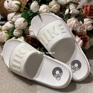 女子LOGO百搭户外沙滩一字拖鞋 Nike 耐克 Offcourt BQ4632 FQ7646