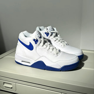 耐克 Nike AJ4兄弟白蓝湖人高帮气垫篮球鞋 Legacy BQ4212 Flight