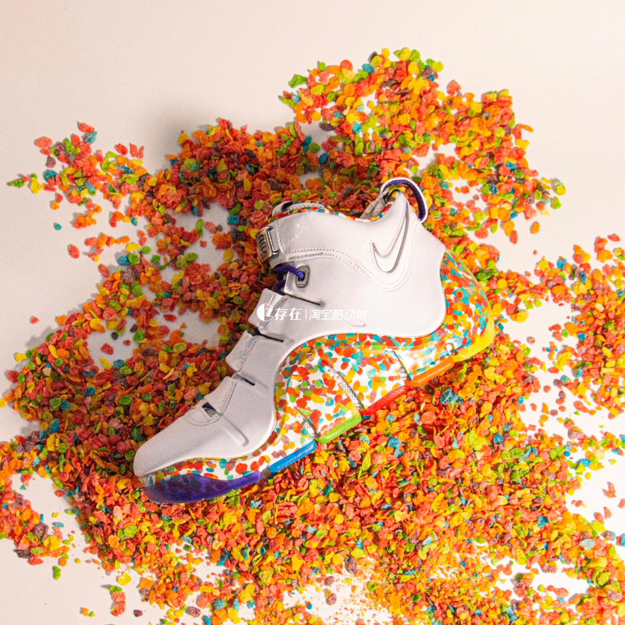 Lebron4水果麦片篮球鞋