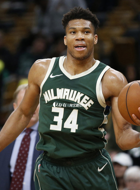 Nike/耐克 雄鹿队字母哥34号Logo印花球衣篮球背心 DN2012 DN2084