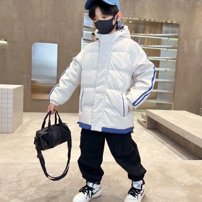 GILE儿童装男童冬装羽绒棉服中大童面包服男孩冬季加厚外套潮棉袄