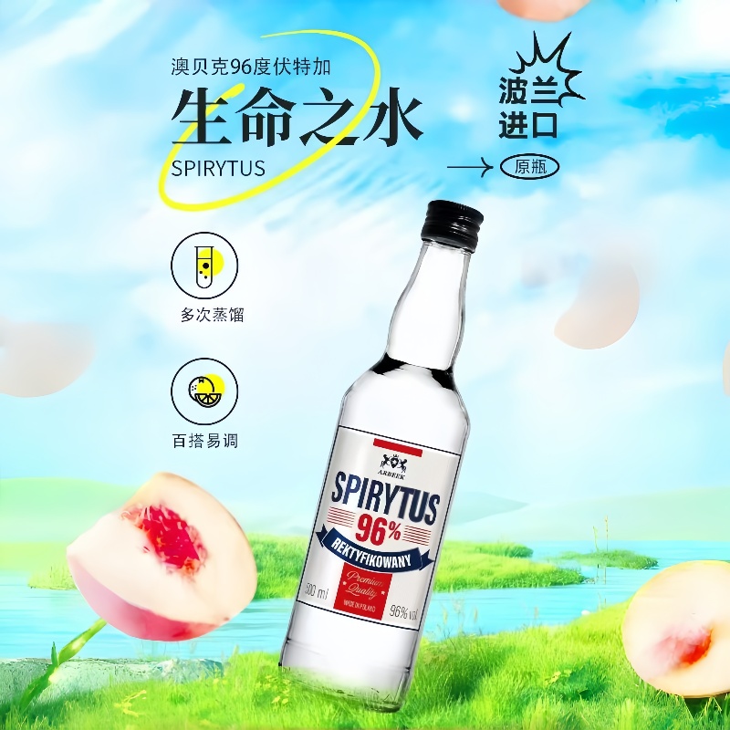 96度生命之水500ml波兰进口