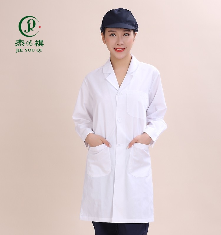 DOCTORS WEAR WINTER LONG-SLEEVED MEN AND WOMEN SLIM WHITE COAT NURSE SUMMER SHORT-SLEEVED EXPERIMENTAL CLOTHES PHARMACY INTERN WORK CLOTHES