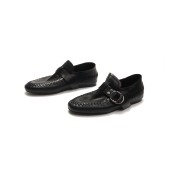 nis潮流时尚 英伦风乐福鞋 皮带扣女鞋 水洗马皮平底小皮鞋 1869