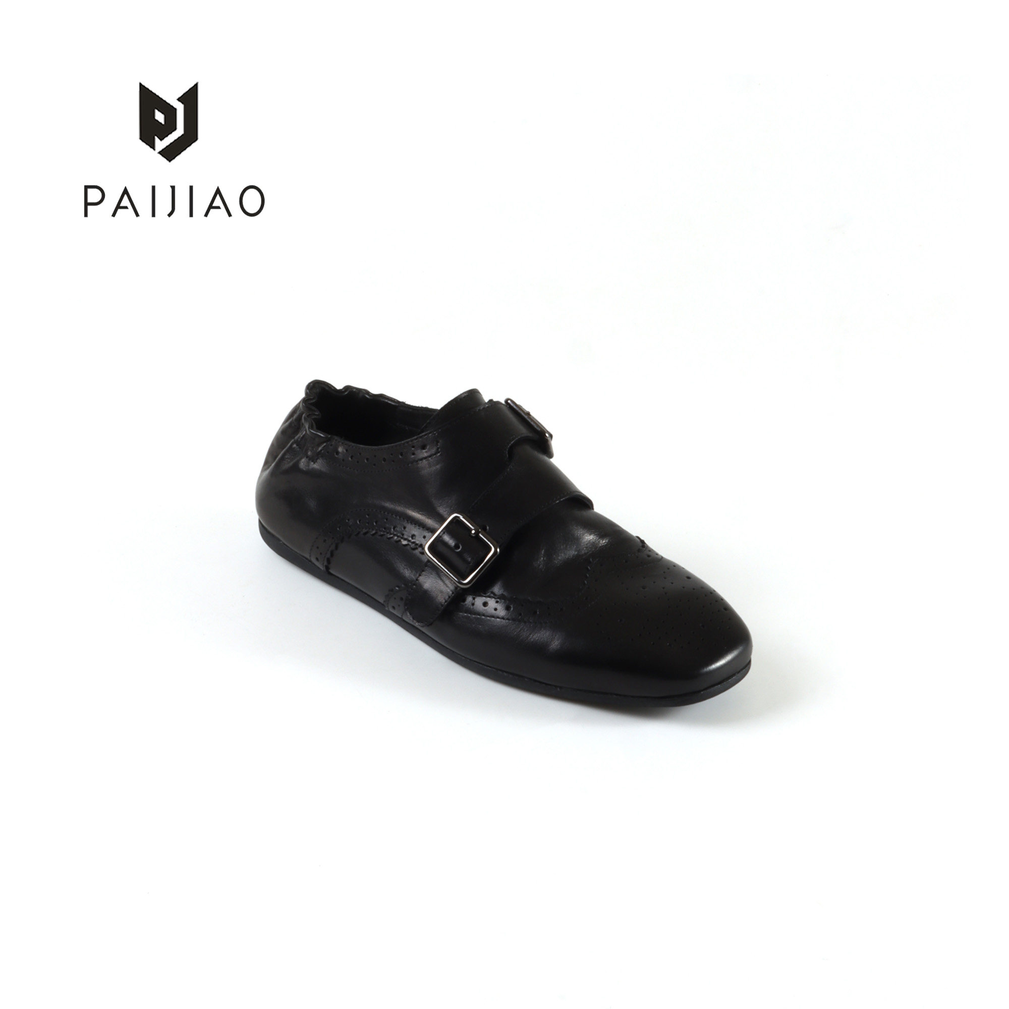 排角 · 新款马皮复古雕花英伦风布洛克鞋一脚蹬乐福鞋女XD1101-1,女鞋,牛津鞋/布洛克鞋/德比鞋,淘宝优惠券,粉丝福利购,淘宝优惠卷