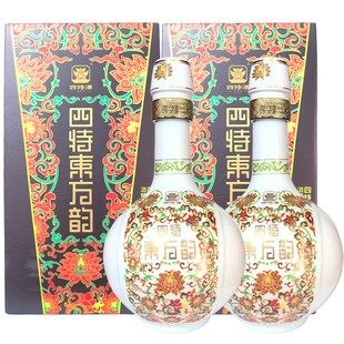 江西四特酒42/52度四特东方韵弘韵500ml*1瓶/2瓶特香型白酒包邮