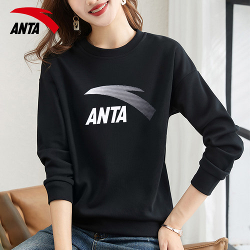 卫衣打底衫安踏圆领女